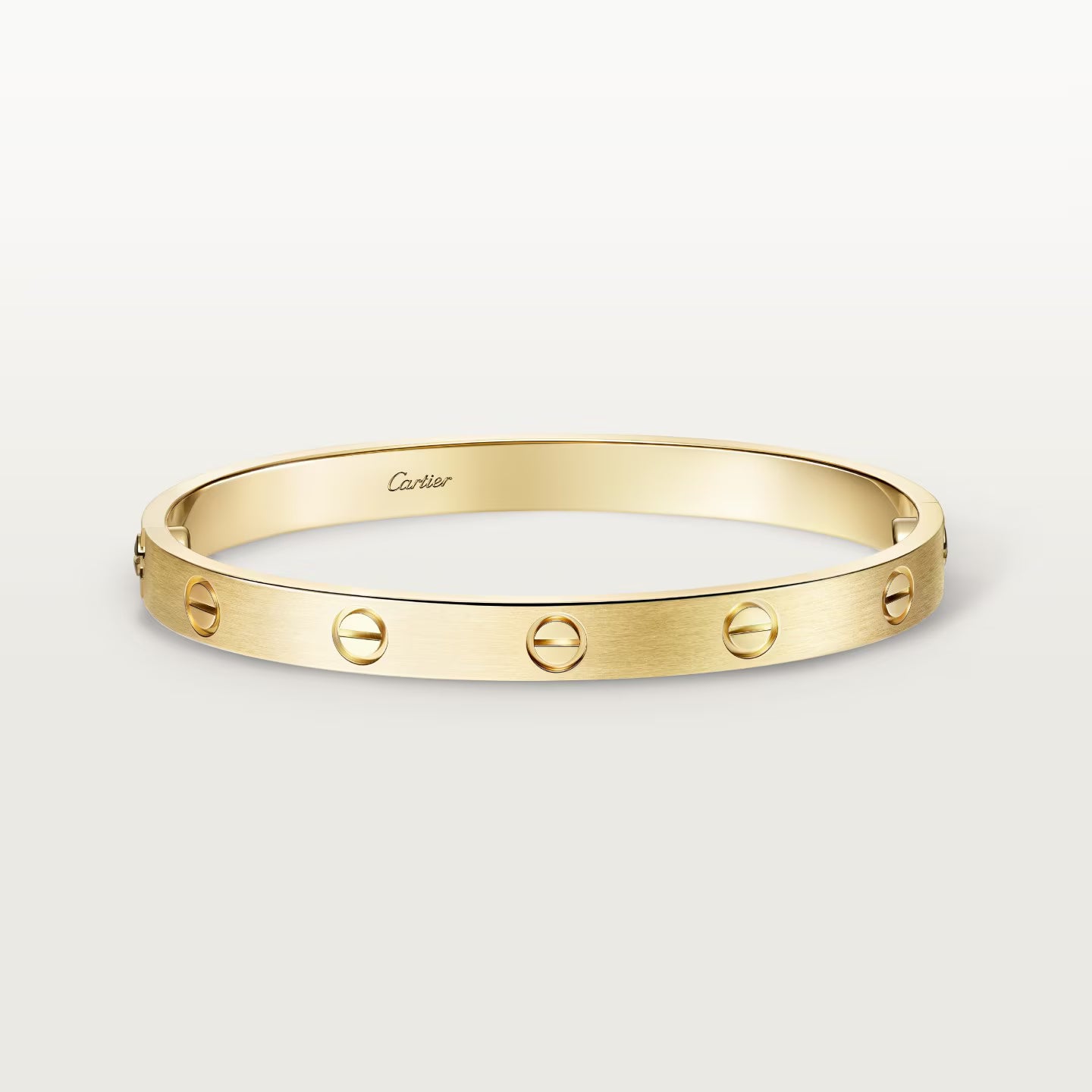 Cartier LOVE bracelet, classic model, brushed 2025