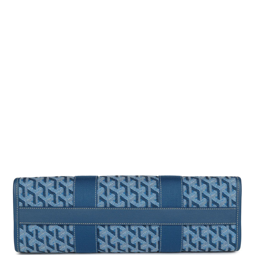 Goyard Goyardine Jacquard Ocean Blue Villette PM Bag