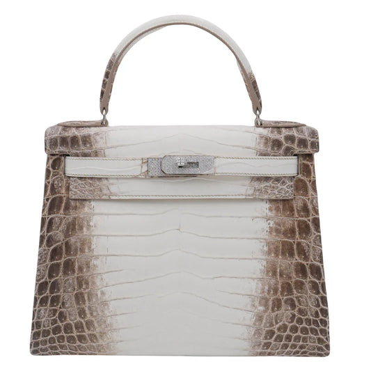 HERMES Kelly 28 Himalaya bag Diamond Hardware (2020)