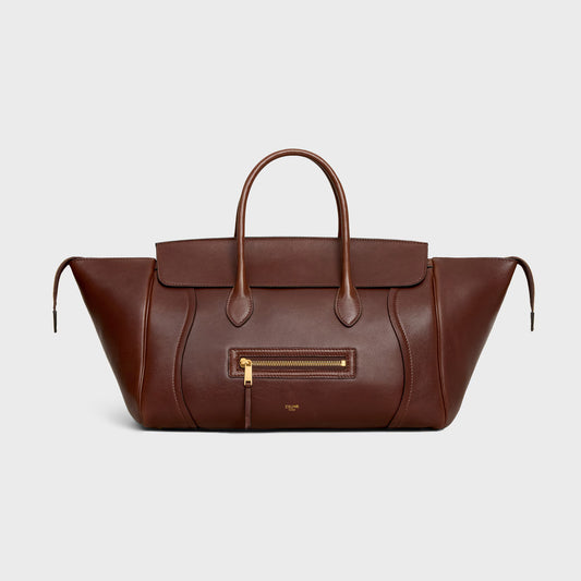 Celine MEDIUM NEW LUGGAGE IN SUPPLE SHINY LAMBSKIN 2025