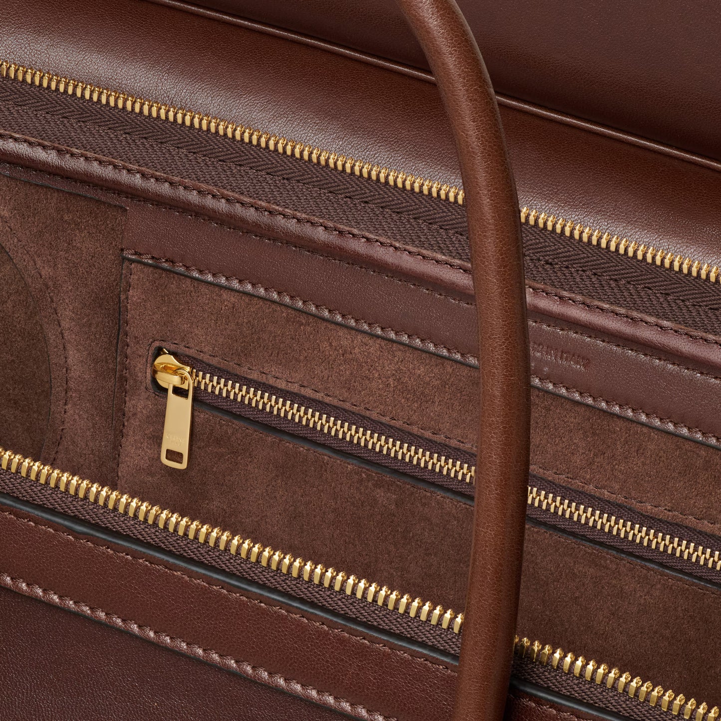 Celine MEDIUM NEW LUGGAGE IN SUPPLE SHINY LAMBSKIN 2025