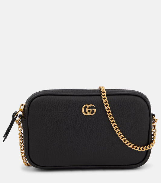 Gucci GG Marmont Mini leather shoulder bag 2025