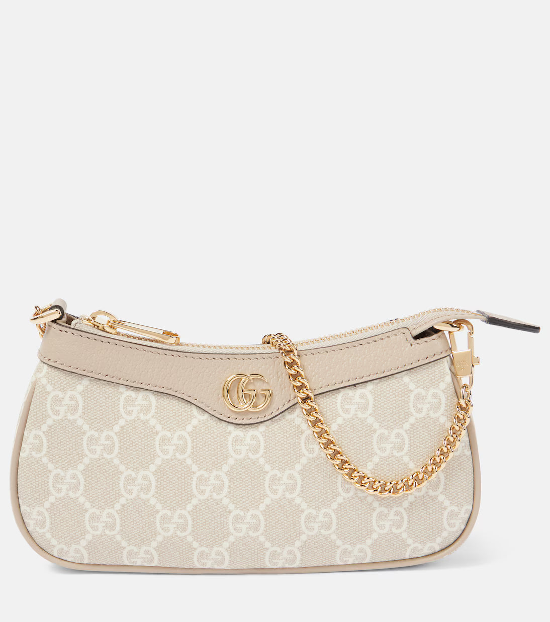 Gucci Ophidia Mini leather-trimmed shoulder bag 2025