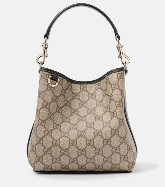 Gucci GG Emblem Mini coated canvas tote bag 2025