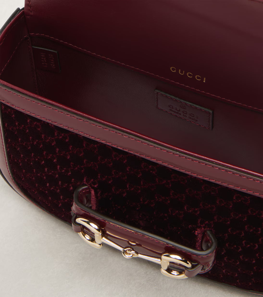 Gucci Gucci Horsebit 1955 Small velvet shoulder bag 2025