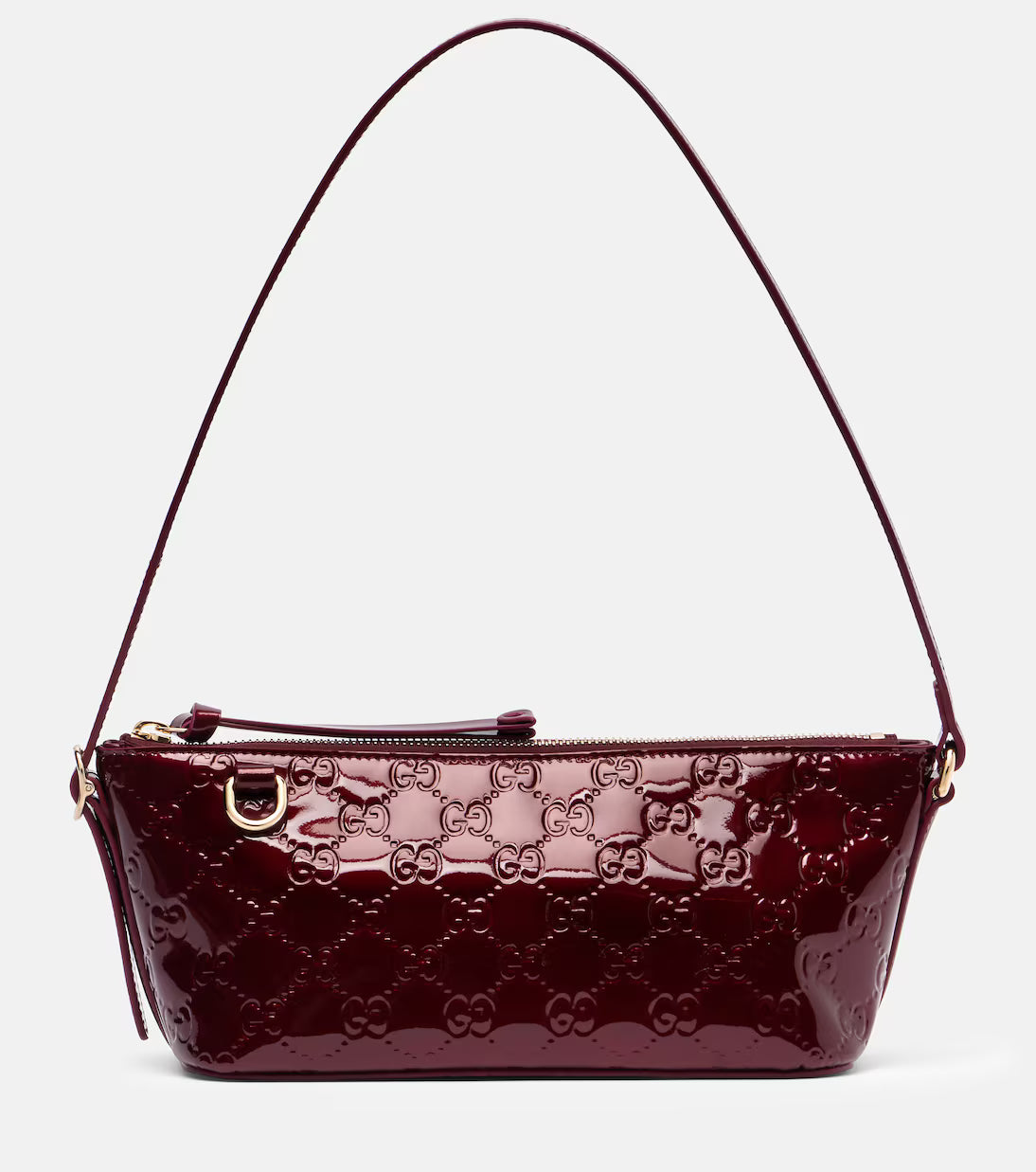 Gucci GG Emblem Small leather shoulder bag 2025