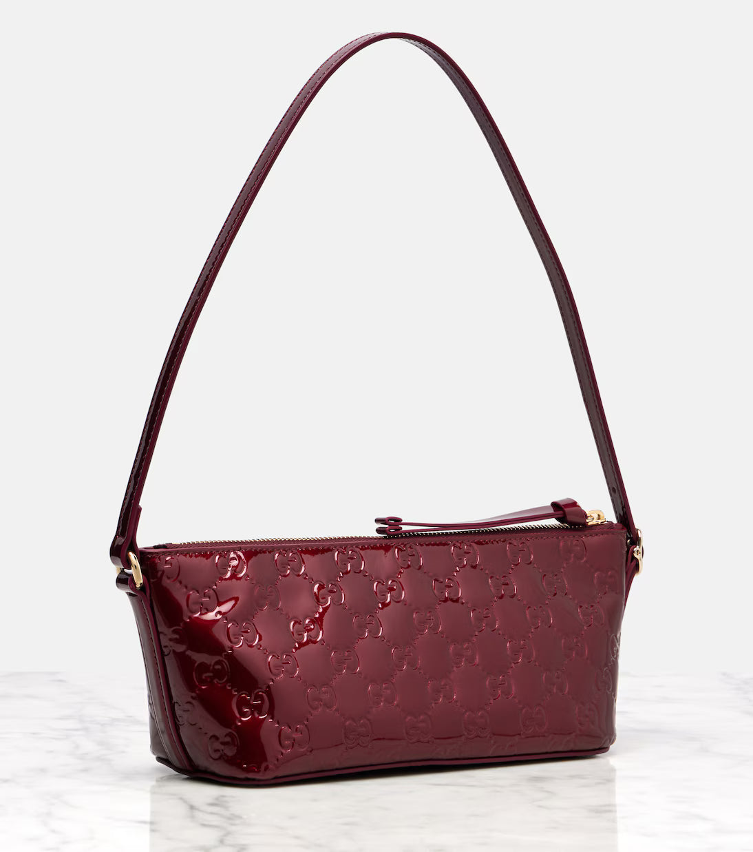 Gucci GG Emblem Small leather shoulder bag 2025