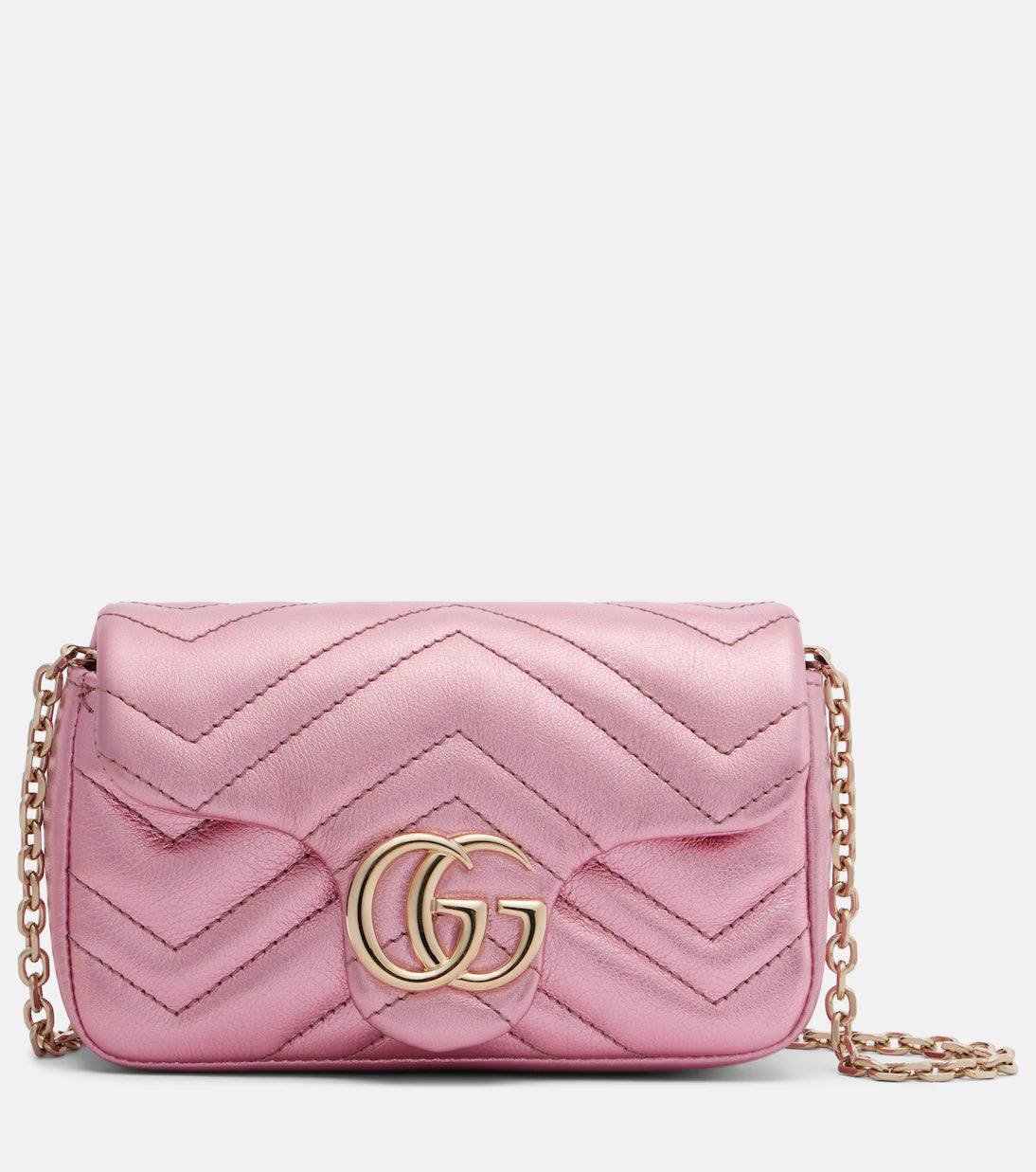Gucci GG Marmont Mini leather shoulder bag 2025