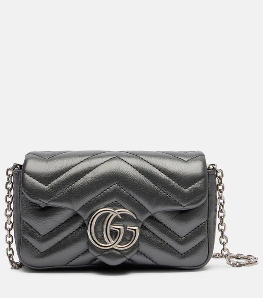 Gucci GG Marmont Mini leather shoulder bag 2025