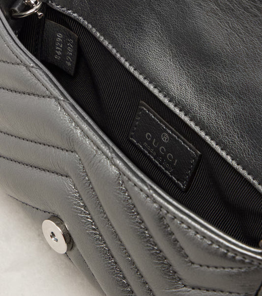 Gucci GG Marmont Mini leather shoulder bag 2025