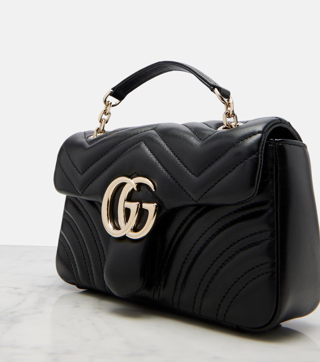 Gucci GG Marmont Small leather shoulder bag 2025