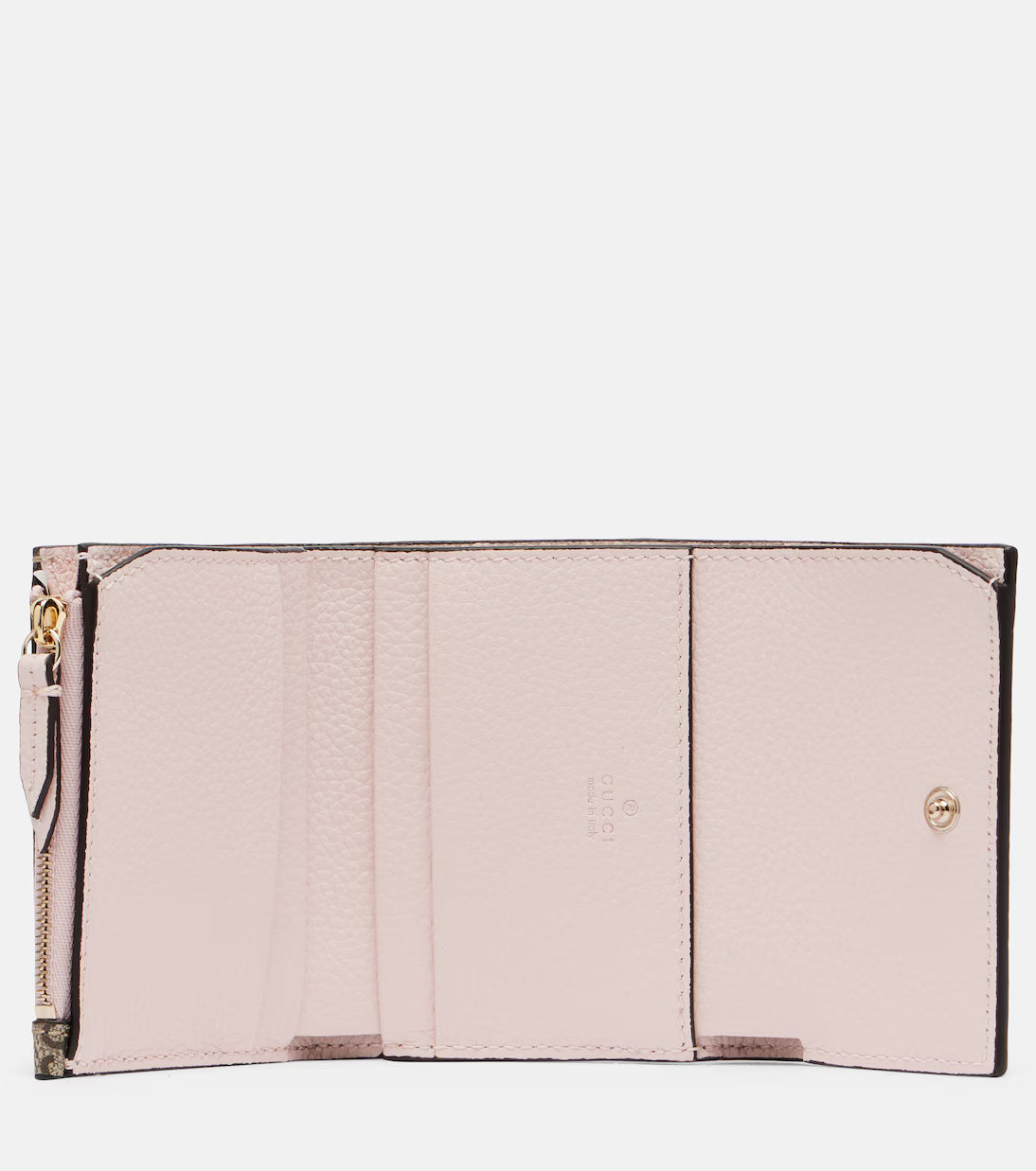 Gucci GG Marmont Mini leather-trimmed wallet 2025