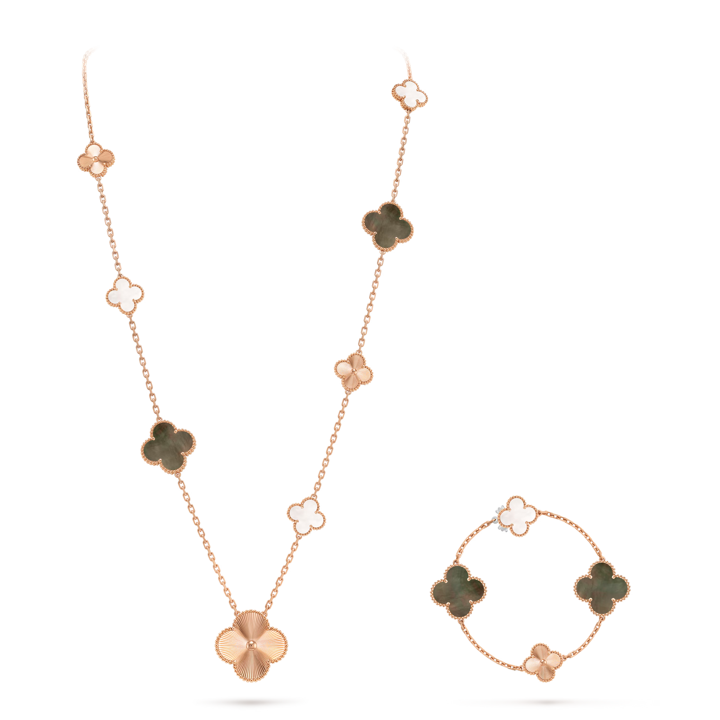 Magic Alhambra transformable long necklace, 15 motifs – Van Cleef & Arpels 2025