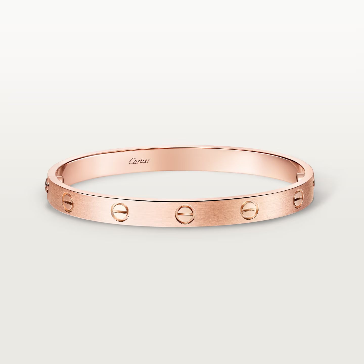 Cartier LOVE bracelet, classic model, brushed 2025