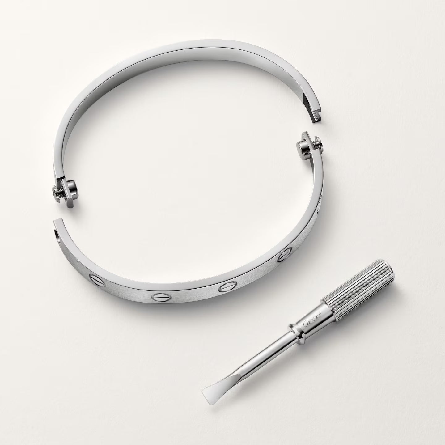 Cartier LOVE bracelet, classic model, brushed 2025