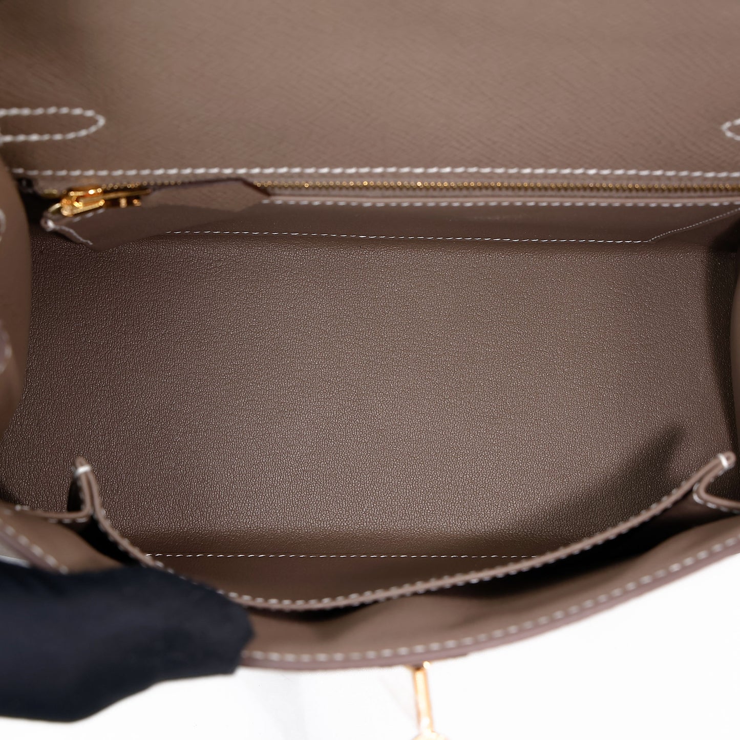 HERMÈS Kelly 25 Sellier Etoupe (18) Epsom Gold hardware K (2025)