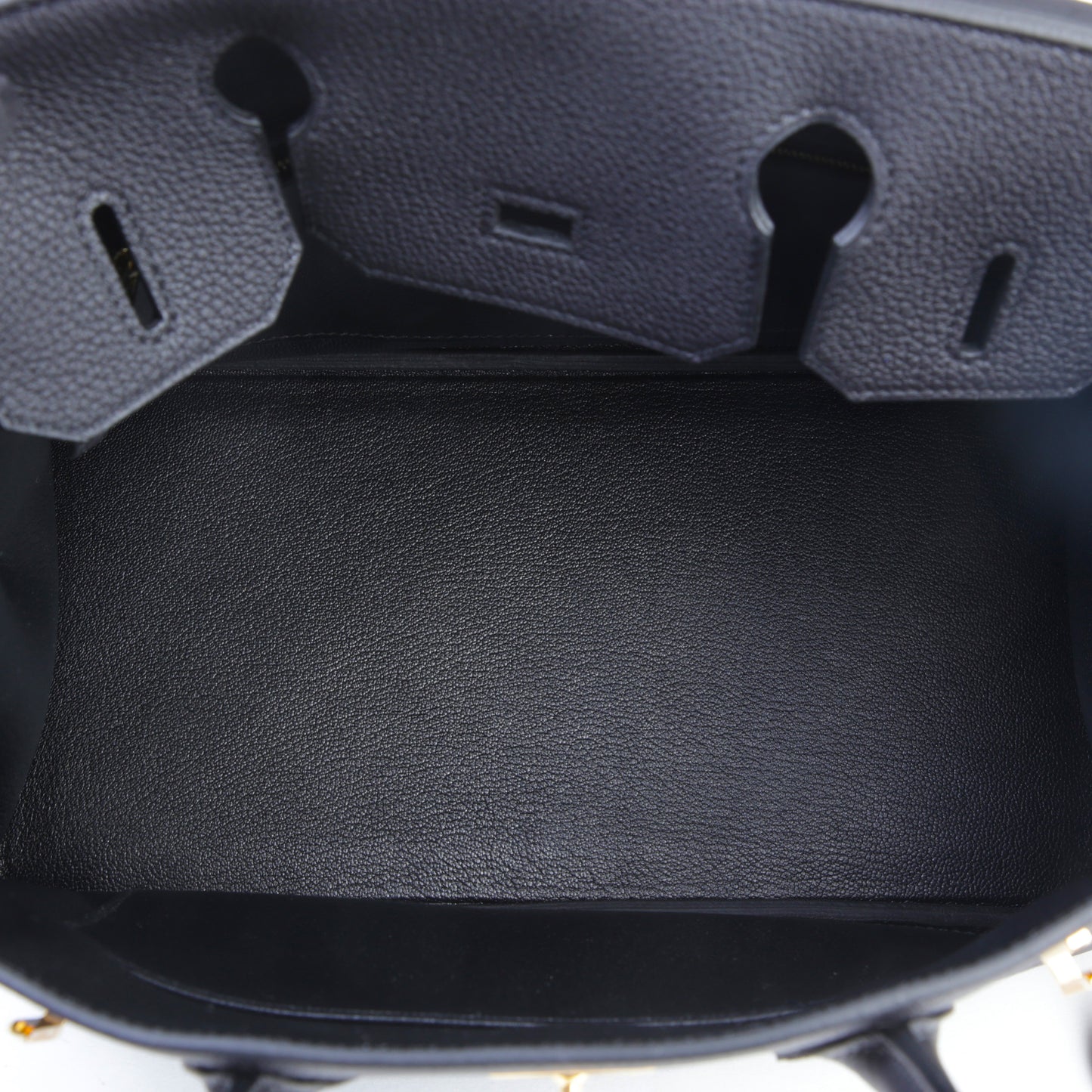 HERMÈS Birkin 30 Noir (89) Togo Gold hardware K (2025)