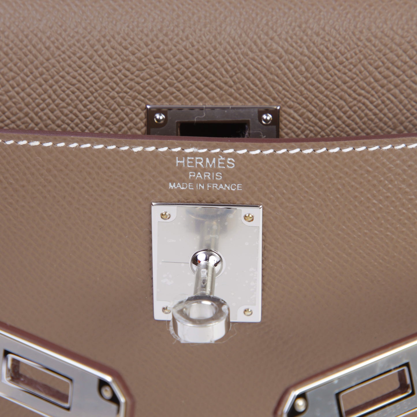HERMÈS Kelly Elan Etoupe (18) Epsom Palladium hardware K (2025)
