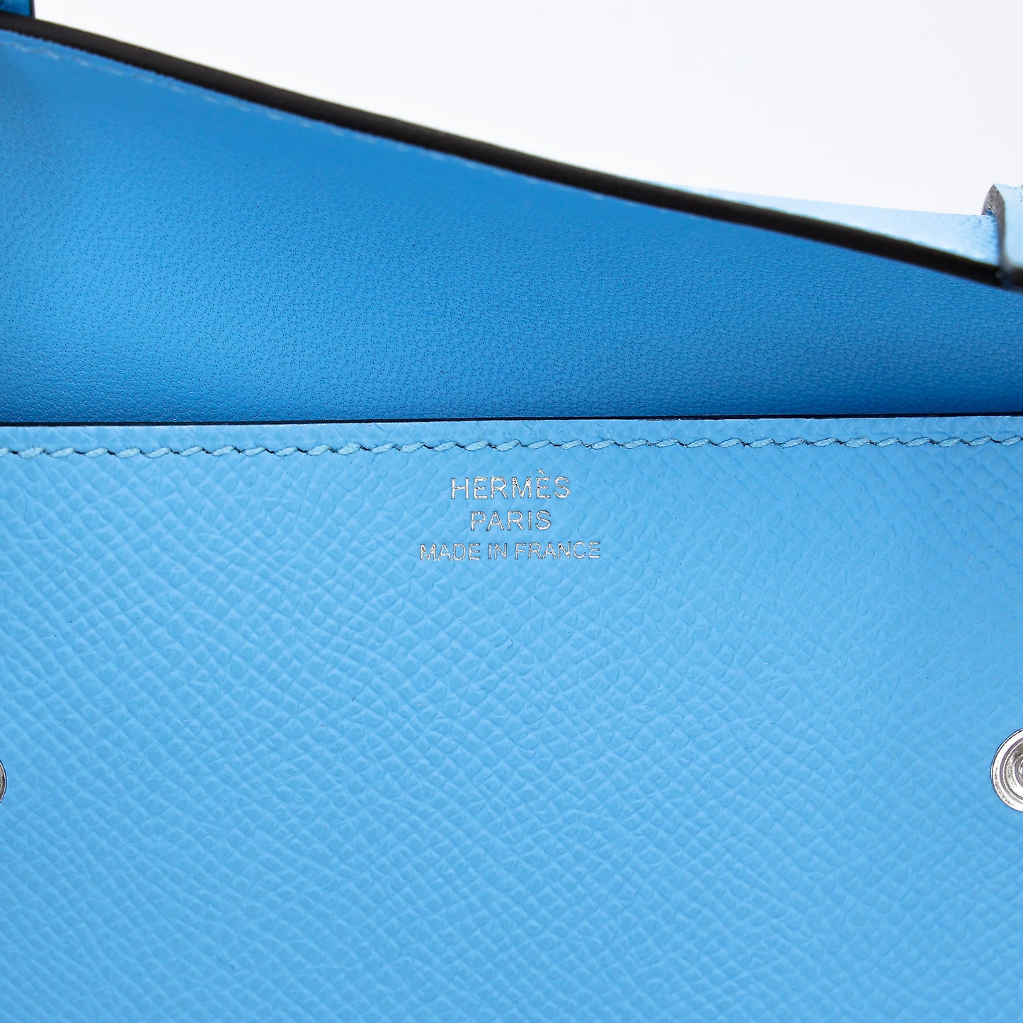 HERMÈS Limited Edition Kelly Doll Picto Chai (0M) Mauve Sylvestre (X9) Celeste (7N) Terre Battue (R1) Epsom Palladium hardware B (2023)