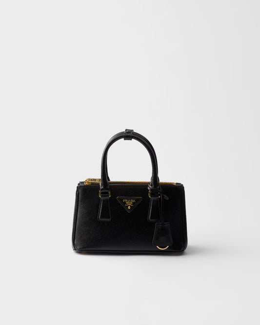 Prada Galleria patent Saffiano leather mini-bag  2025