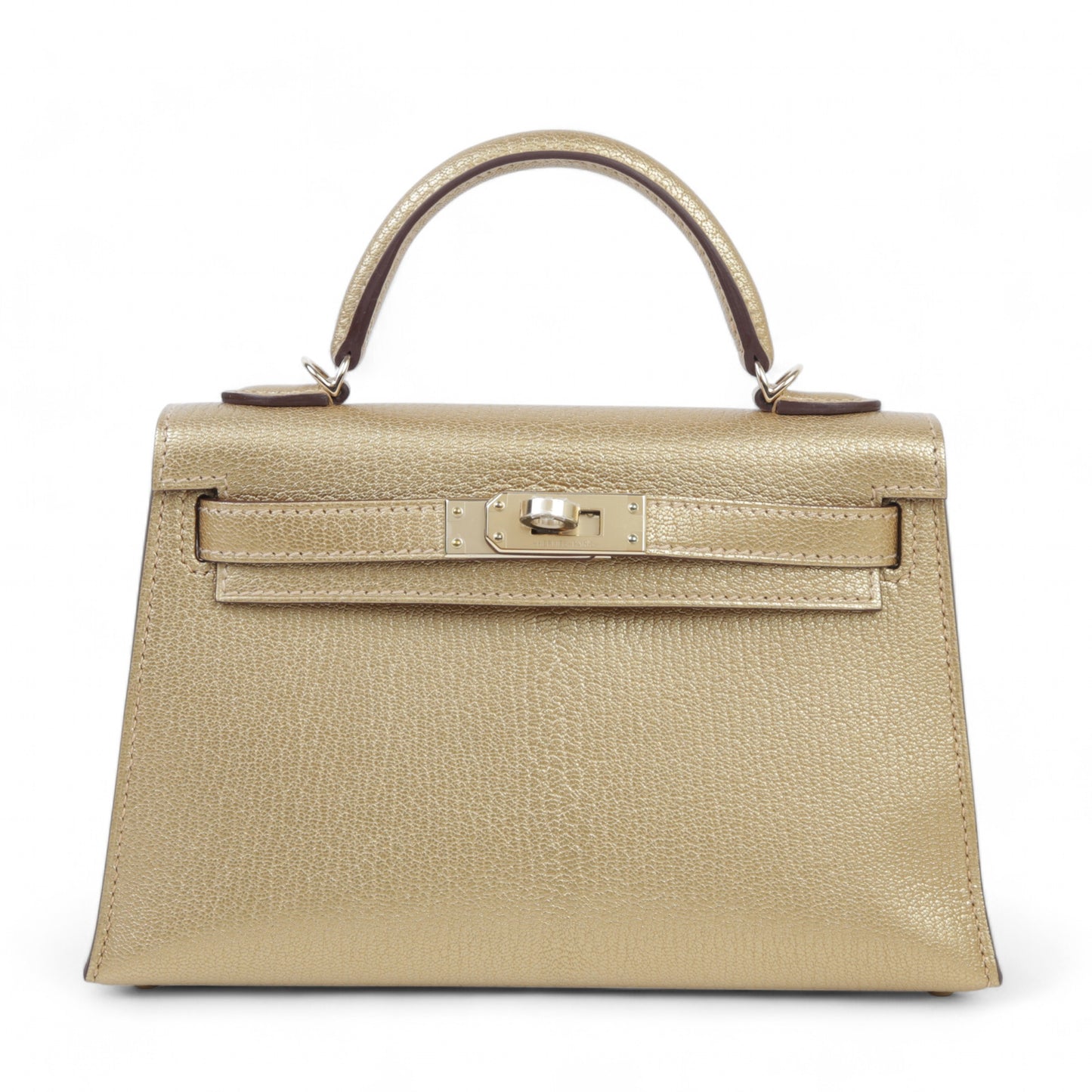 HERMÈS Mini Kelly II Dore (Y9) Chamkila Permabrass hardware W (2024)