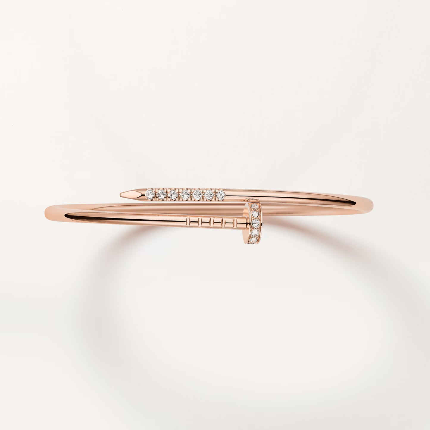 Cartier Juste un Clou bracelet, small model, reverse-set diamonds 2025