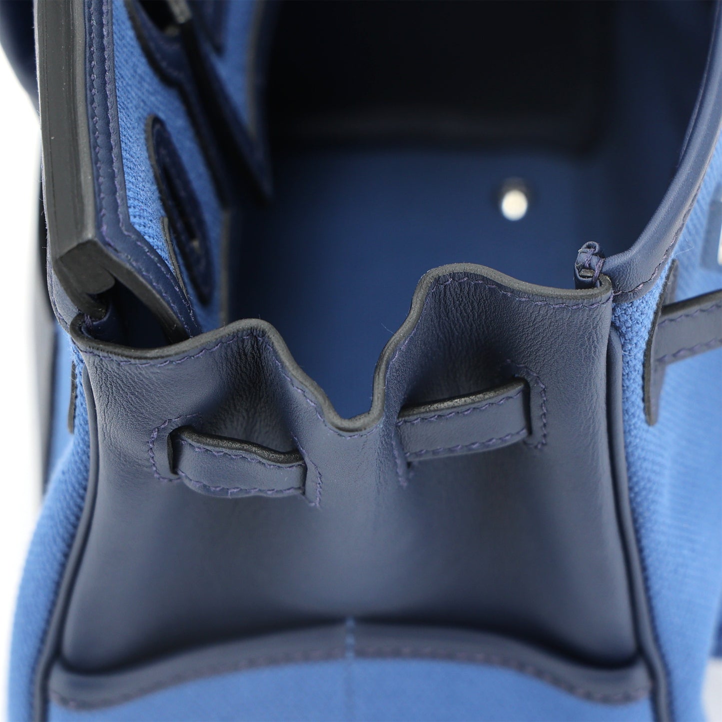 HERMÈS Limited Edition Birkin Cargo 25 Bleu Egee Toile Goeland canvas Swift Palladium hardware K (2025)