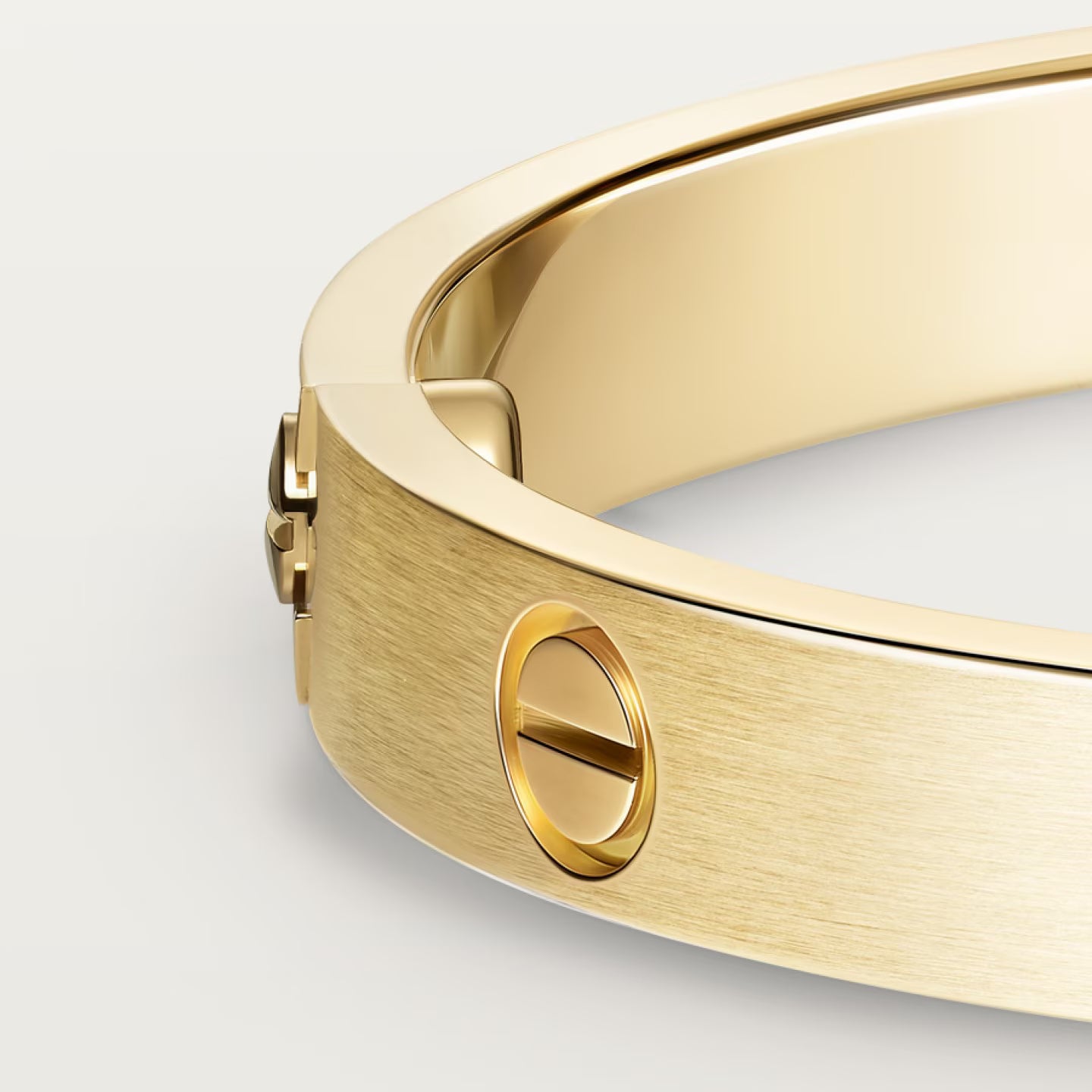 Cartier LOVE bracelet, classic model, brushed 2025