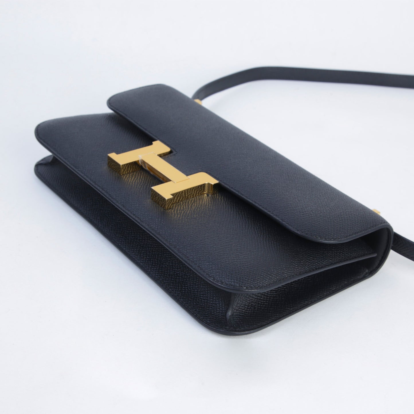 HERMÈS Constance Elan Noir (89) Epsom Gold hardware K (2025)