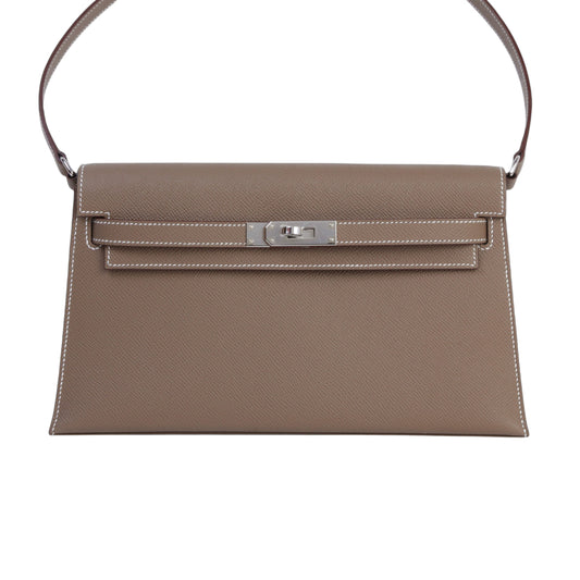 HERMÈS Kelly Elan Etoupe (18) Epsom Palladium hardware K (2025)