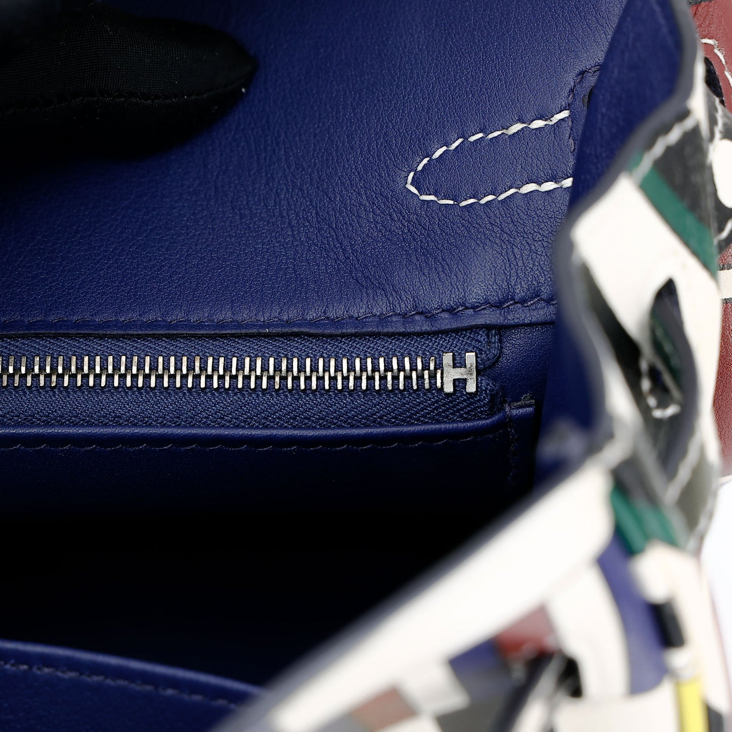 HERMÈS Limited Edition Birkin 25 One Two Three and Away We Go Multi-color Swift Palladium hardware D (2019)