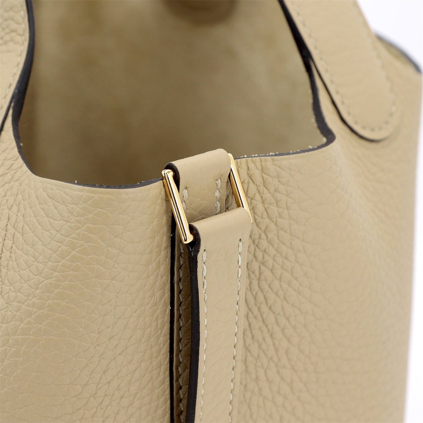 HERMÈS Picotin Lock PM Trench (S2) Clemence Gold hardware K (2025)