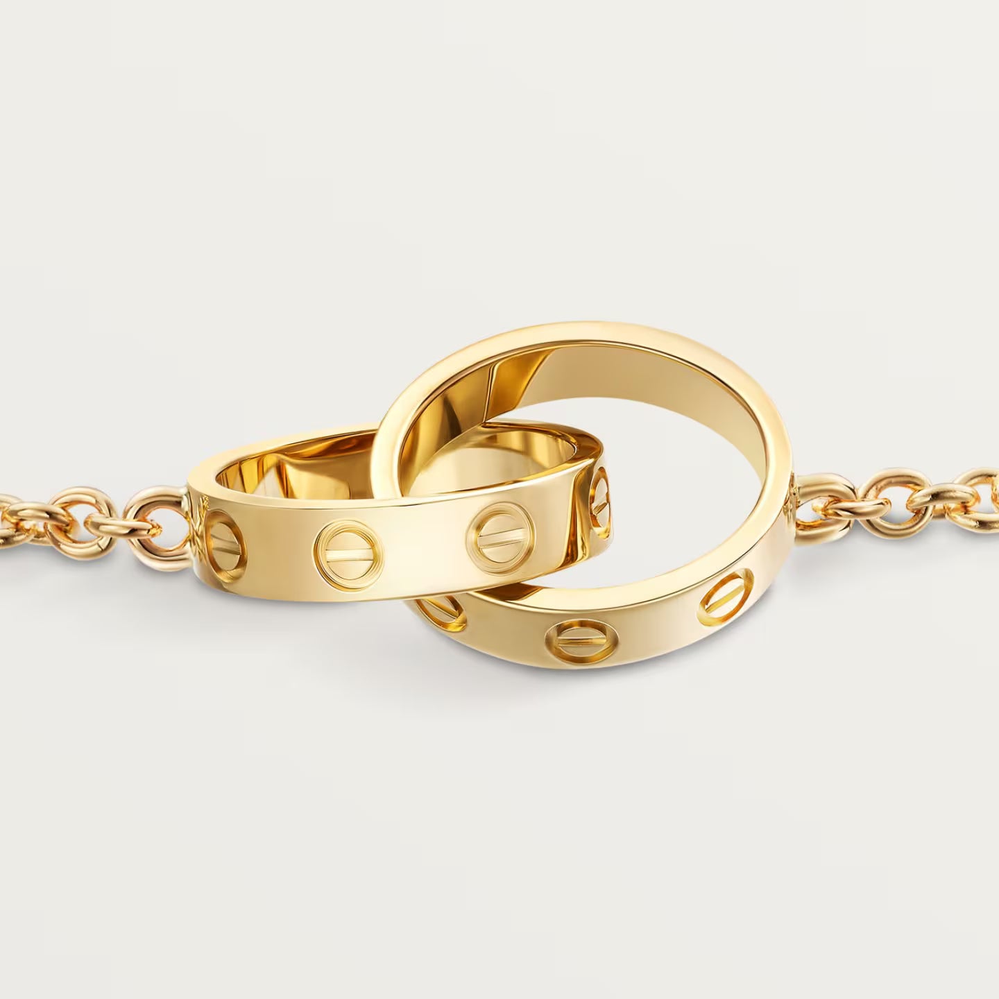 Cartier LOVE bracelet, on chain 2025