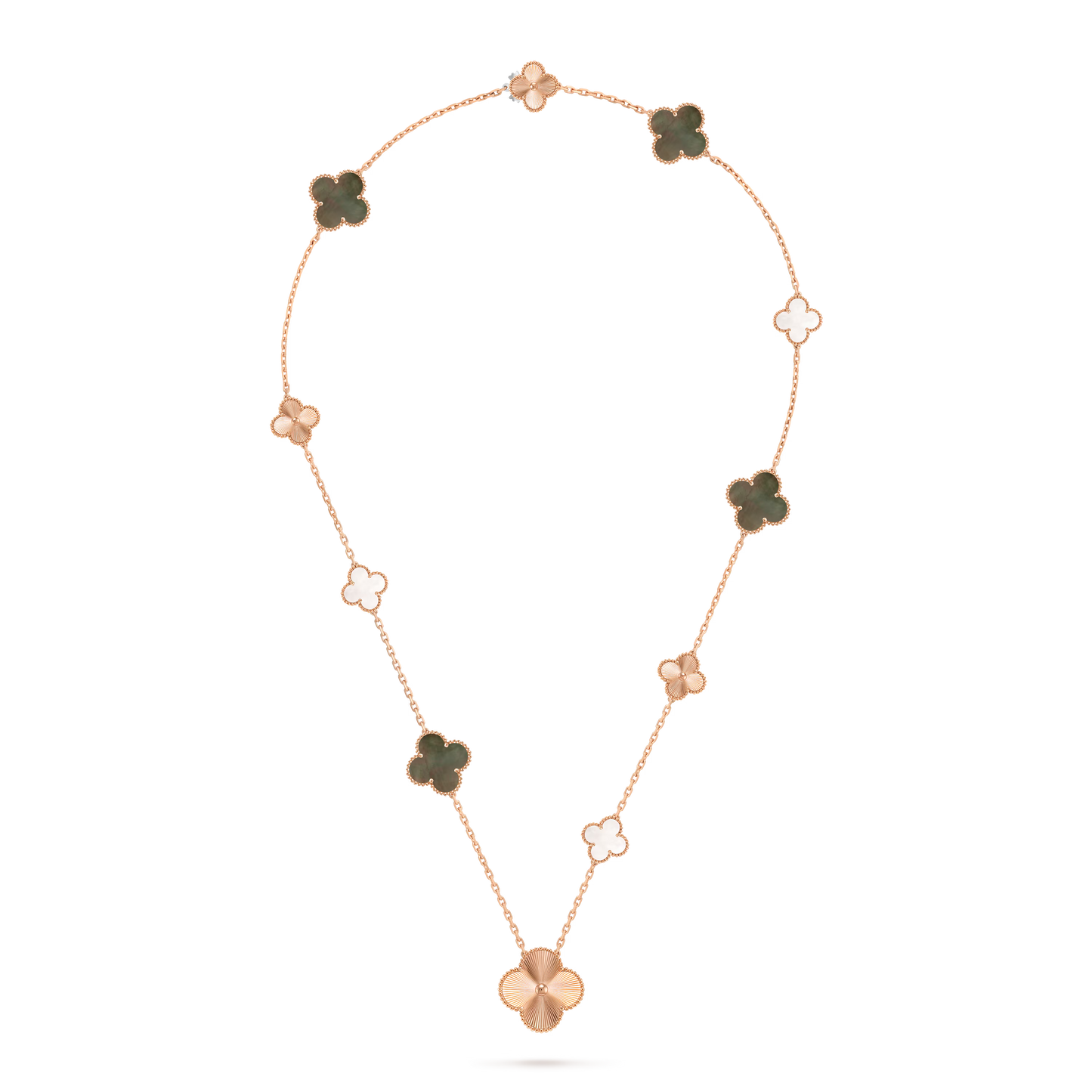 Magic Alhambra transformable long necklace, 15 motifs – Van Cleef & Arpels 2025
